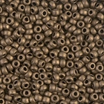 8/0 Matte Metallic Dark Bronze Miyuki Seed Bead (250 Gm) #2006