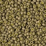 8/0 Matte Metallic Golden Olive Luster Miyuki Seed Bead (250 Gm) #2032