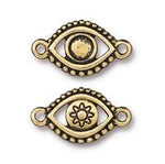 20mm Antique Gold TierraCast Evil Eye Link #CK922