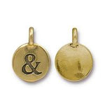17mm Antique Gold TierraCast Ampersand Charm #CK819
