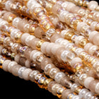 11/0 Saharan Sands Mix Czech Seed Bead (10 Gm, Hank, 1/2 Kilo) #CSG403