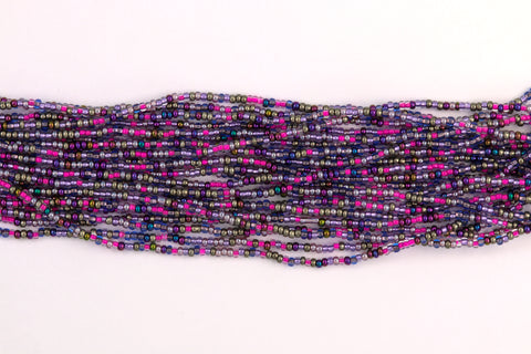 6/0 Violet Vagaries Mix Czech Seed Bead (1/4 Kilo) #CSB405