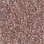 DB1879- 11/0 Silk Inside Dyed Beige AB Miyuki Delica Beads (50 Gm, 250 Gm)