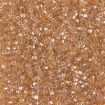 DB101- 11/0 Light Topaz Luster Miyuki Delica Cut Beads (50 Gm, 250 Gm)