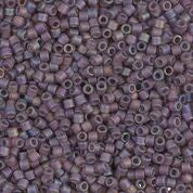 DB869- 10/0 Matte Transparent Mauve AB Miyuki Delica Beads (50 Gm, 250 Gm)