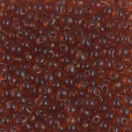 3.4mm Transparent Dark Topaz Miyuki Drop Beads (125 Gm) #DP-134