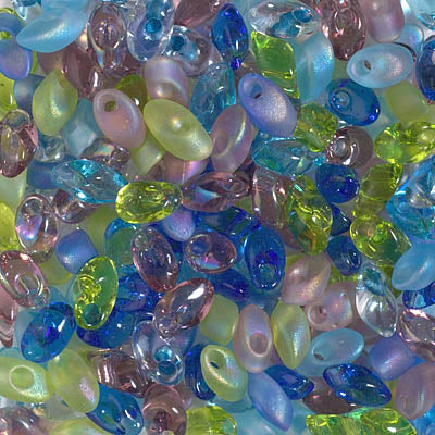 7mm Miyuki Long Magatama Bead Mix- Jeweltone (125 Gm) #MIX-08