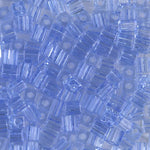 4mm Transparent Light Cornflower Blue Miyuki Cube Bead (125 Gm) #159L