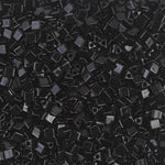 8/0 Black Miyuki Sharp Triangle Seed Bead (125 Gm) #401