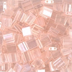 5mm Light Shell Pink Luster Miyuki Tila Beads #TL-365