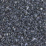 8/0 Black Lined Crystal Miyuki Triangle Seed Bead (125 Gm) #1106