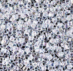 5/0 Crystal AB Miyuki Triangle Seed Bead (20 Gm, 250 Gm) #TC1151