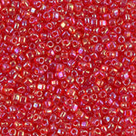 5/0 Red AB Miyuki Triangle Seed Bead (125 Gm) #1158