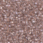 5/0 Sparkling Blush Lined Crystal Miyuki Triangle Seed Bead (125 Gm) #1525