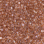 5/0 Sparkling Ginger Lined Crystal Miyuki Triangle Seed Bead (125 Gm) #1551