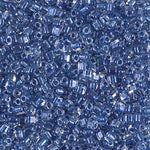 5/0 Sparkling Blue Lined Crystal Miyuki Triangle Seed Bead (125 Gm) #1557