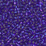 10/0 Silver Lined Cobalt Miyuki Triangle Seed Bead (125 Gm) #20