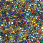 8/0 Miyuki Triangle Seed Bead Mix- Rainbow (20 Gm, 250 Gm) #MIX-01