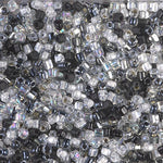 8/0 Miyuki Triangle Seed Bead Mix- Salt and Pepper (125 Gm) #MIX-07