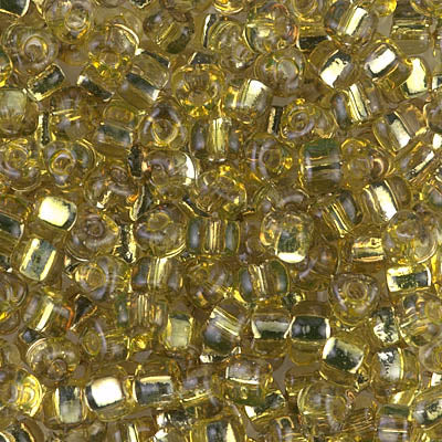 5/0 Rococo Silver Lined Yellow Light Bronze Miyuki Triangle Seed Bead (125 Gm) #3285