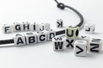 6mm Plastic "T" Alphabet Bead #ADB320