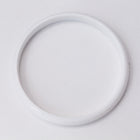 White Lucite Bangle #BAN026-General Bead