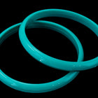 Aqua Lucite Bangle #BAN027-General Bead