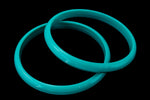 Aqua Lucite Bangle #BAN027-General Bead