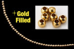 6mm Gold Filled Round Bead #BGE001-General Bead