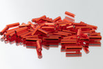 6mm Silver Lined Flame Red Miyuki Smooth Bugle (8.5 Gm, 125 Gm, 250 Gm)
