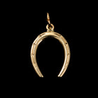 12mm Gold Plated Horseshoe Charm #BGW045-General Bead