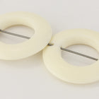 20mm White Bone Ring (2 Pcs) #BNH215-General Bead