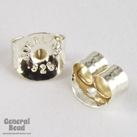 Sterling Silver Earring Clutch #BSA022-General Bead