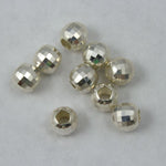 Sterling Silver 6mm Round Disco Bead #BSI002