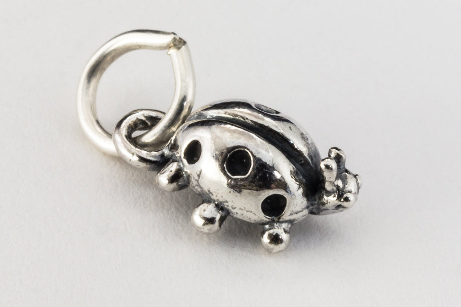 12mm Sterling Silver Ladybug Charm BSZ041
