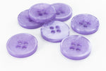 15mm Spotted Purple Pearl 4 Hole Button (2 Pcs) #BTN018