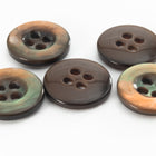 13mm Brown Pearl 4 Hole Button (4 Pcs) #BTN019