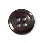 12mm Black 4 Hole Button (4 Pcs) #BTN020