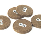 15mm Olive Cloth Covered Button (4 Pcs) #BTN025