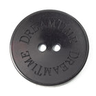 23mm Black "Dreamtime" 2 Hole Button (2 Pcs) #BTN026