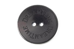 23mm Black "Dreamtime" 2 Hole Button (2 Pcs) #BTN026