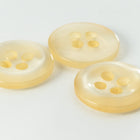 11mm Pale Yellow Pearl Shirt Button (4 Pcs) #BTN034