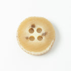 15mm Beige Faux Antler 4 Hole Button (2 Pcs) #BTN037