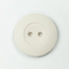 16mm Vintage White Pressed Paper 2 Hole Button (2 Pcs) #BTN062