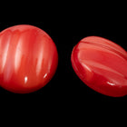 12mm Opaque Red Glass Button #BUT100-General Bead