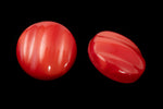 12mm Opaque Red Glass Button #BUT100-General Bead