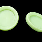 18mm Light Green Glass Button #BUT091-General Bead