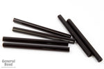 30mm Opaque Black Bugle (10 Gm, 40 Gm, 1/2 Kilo) #CBG013-General Bead