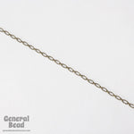 3mm x 4.8mm Antique Brass Textured Oval Chain #CC97-General Bead