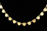 Matte Gold 6mm x 5.5mm Heart Link Chain #CC117-General Bead